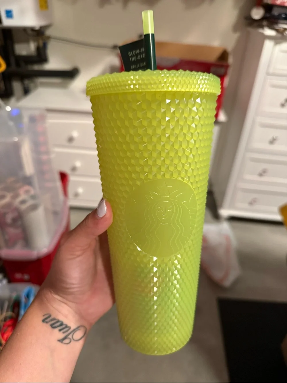 Starbucks glow in the dark cup